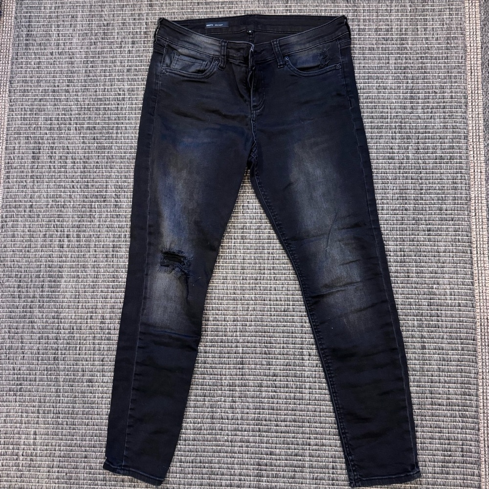 Kut from the Kloth Black Brigitte Ankle Skinny Jeans